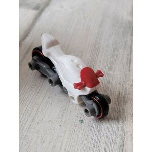 Hot Wheels McDonald's White motorcycle bike toy figure